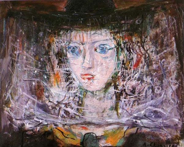 La veletta, 1988, olio su cartone telato, cm 50x40, Napoli, collezione privata